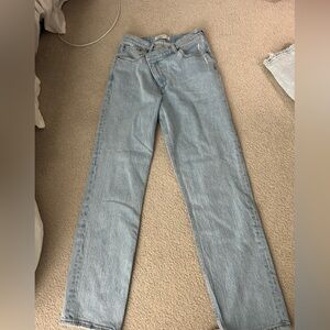Abercrombie jeans size 28 crossover. Fit more like size 27